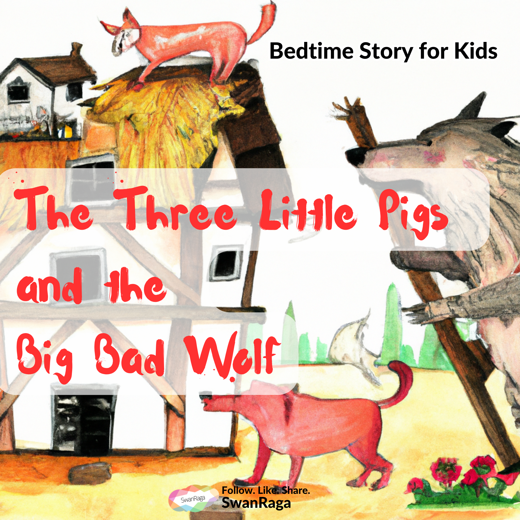 The Three Little Pigs and the Big Bad Wolf – Bedtime Story for kids