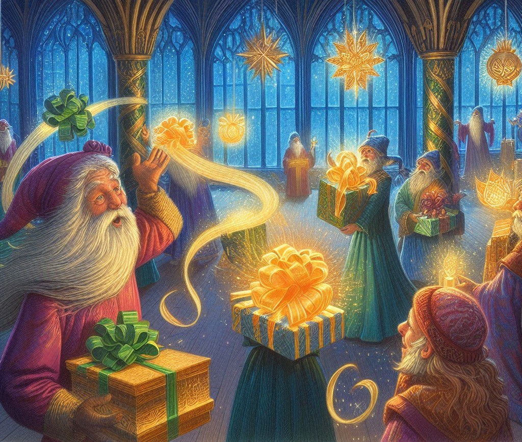 The Gift-Wrapping Wizards of Christmas: 1. The Discovery of the Hidden Realm